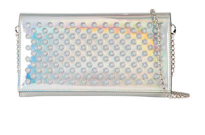 Mirror Spikes Wallet On Chain, front view